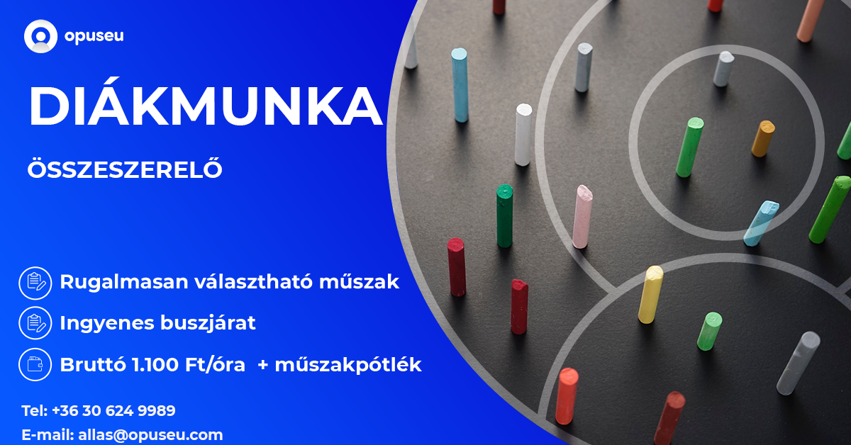 Diákmunka - összeszerelő