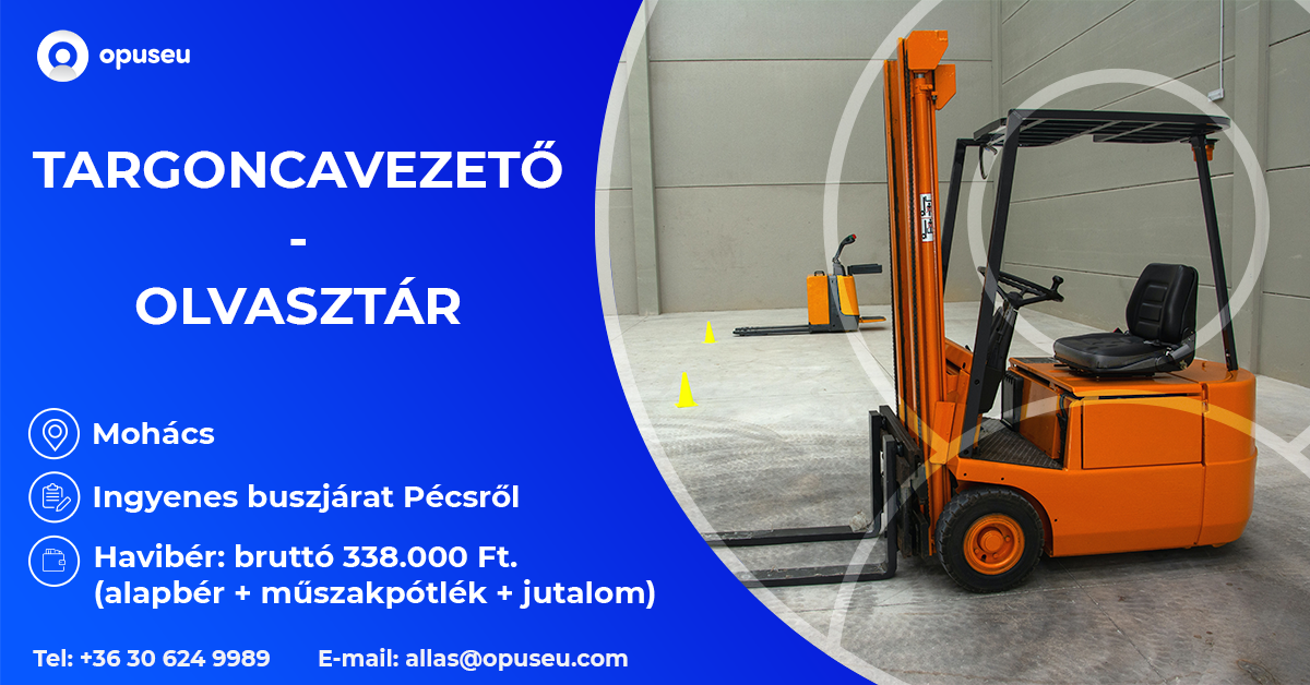 Targoncás - olvasztár