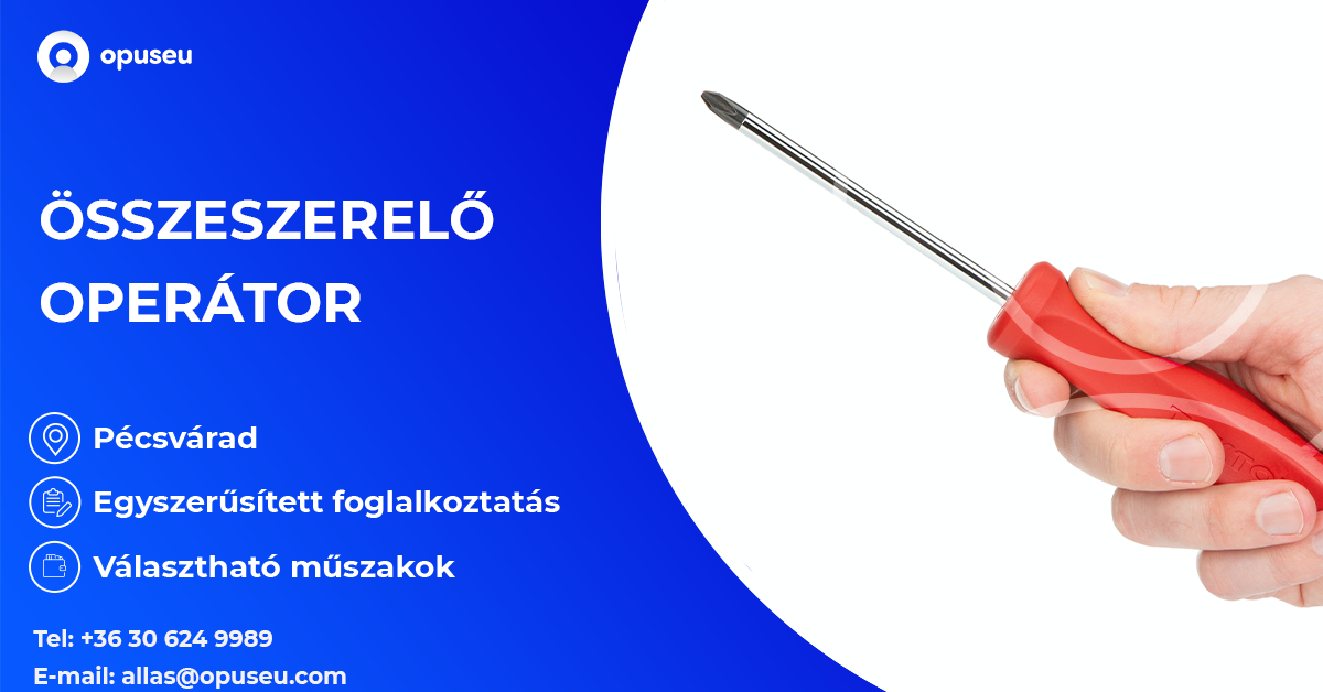 Összeszerelő operátor