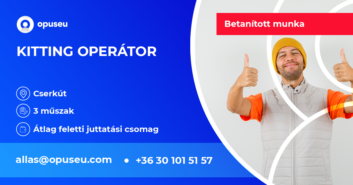 Kitting operátor