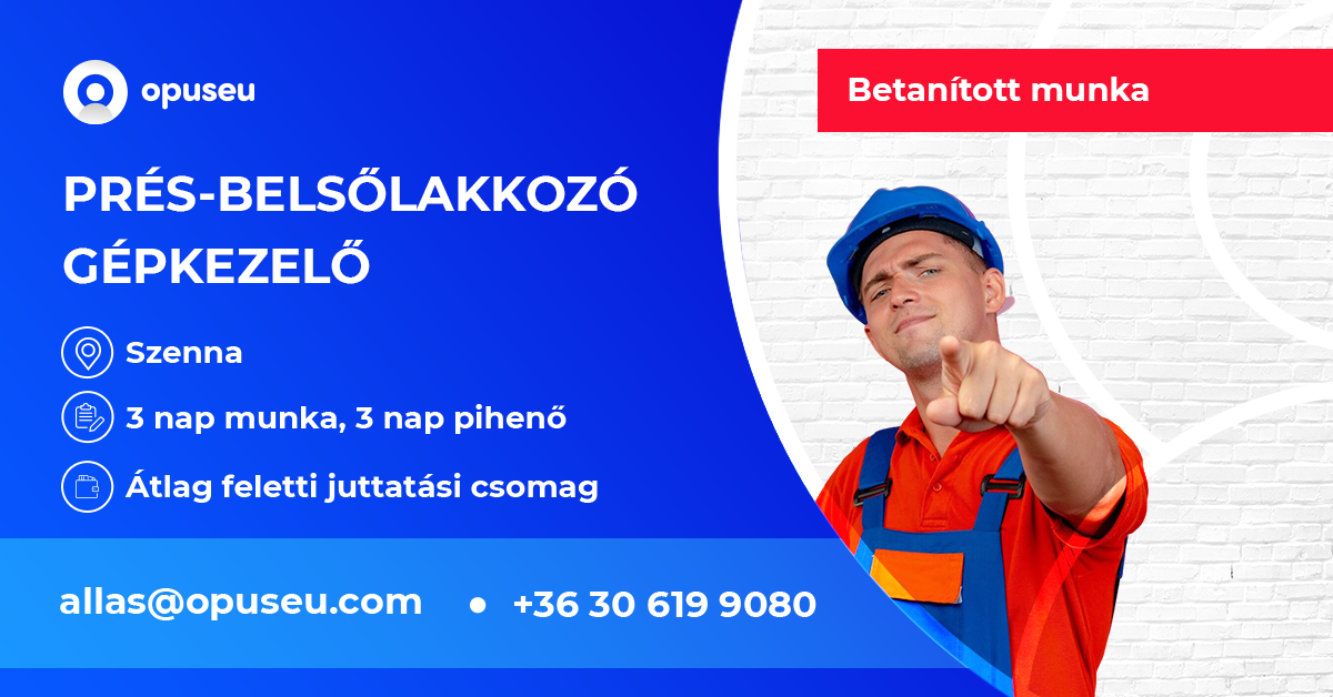 Prés-belsőlakkozó gépkezelő