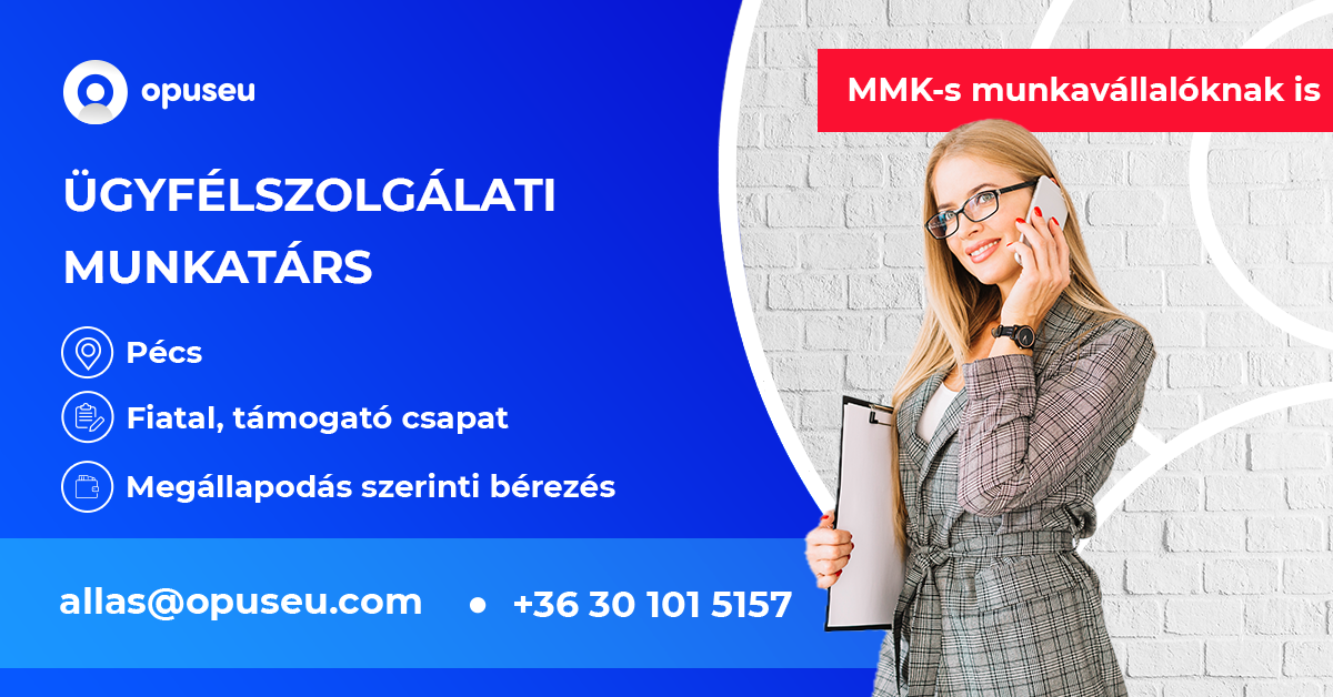 Ügyfélszolgálati munkatárs