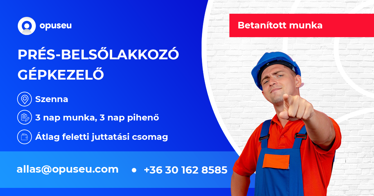 Prés-belsőlakkozó gépkezelő