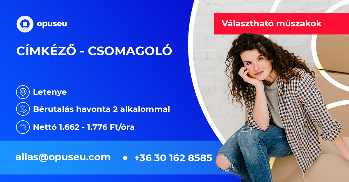 Címkéző, csomagoló