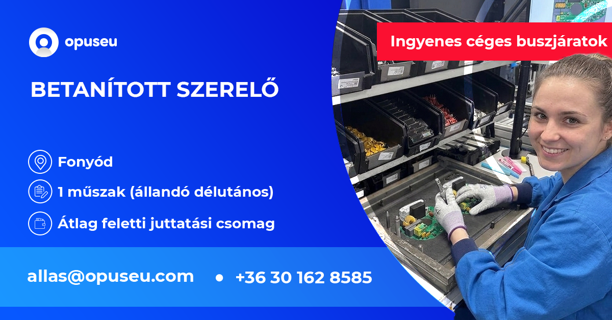 Betanított szerelő