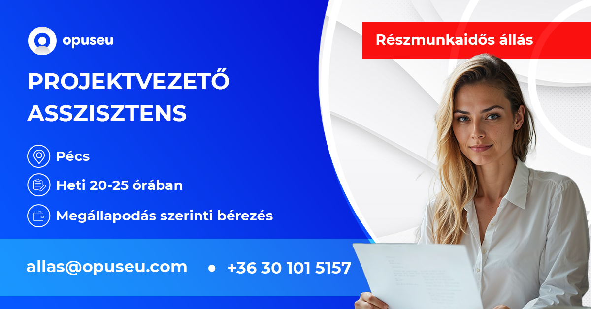 Projektvezető asszisztens_részmunkaidőben