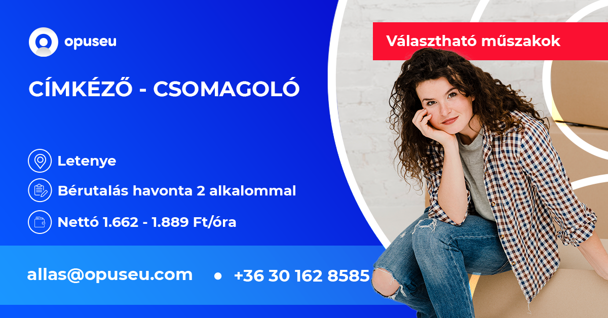 Címkéző, csomagoló