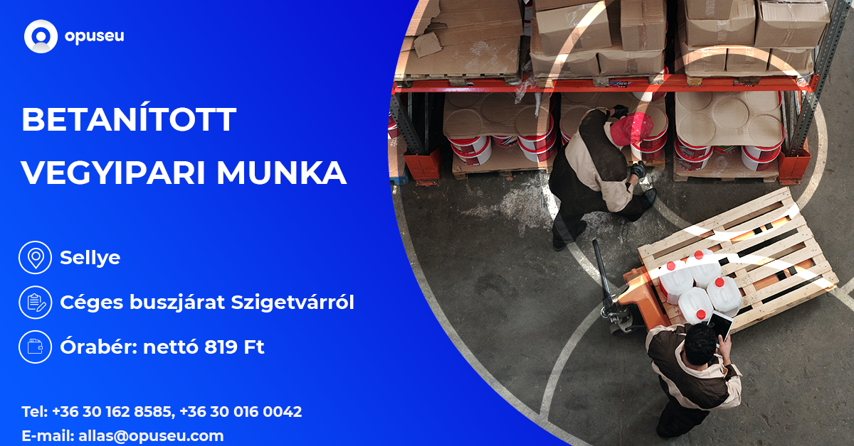 Betanított vegyipari munkás